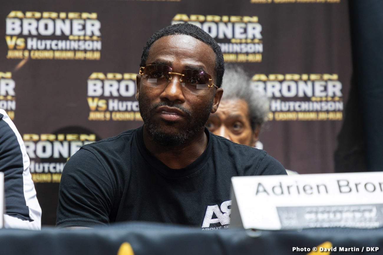 Adrien Broner Returns Against Blair Cobbs on May 31st