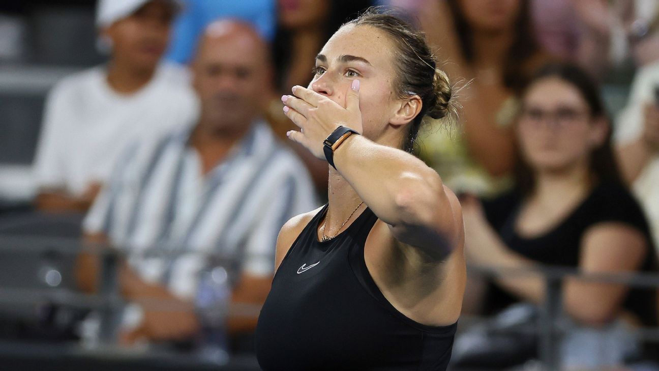 Sabalenka: 'Heart is broken' by ex-partner's death Sabalenka: 'Heart is broken' by ex-partner's death