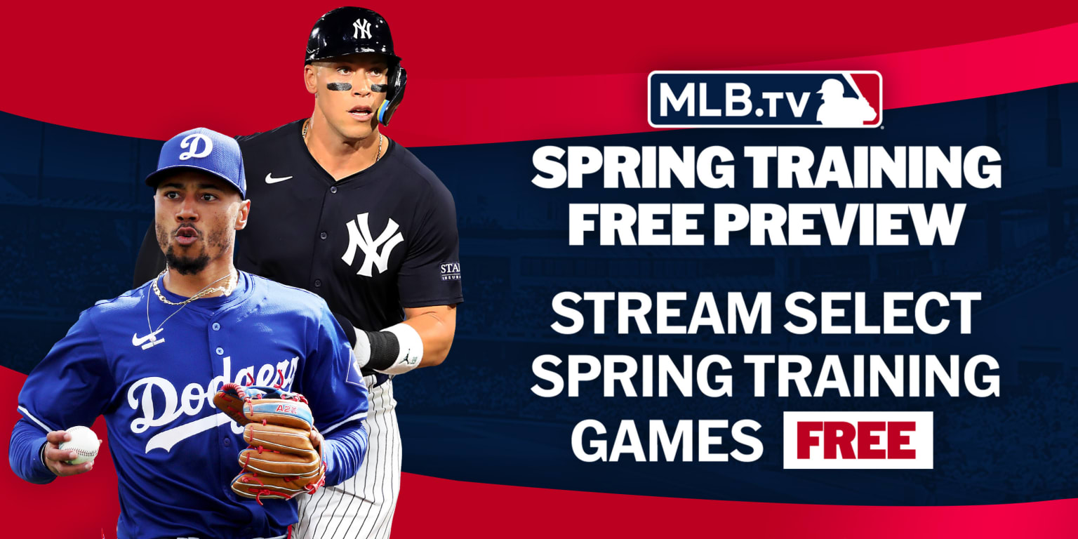 Get ready for Opening Day with free games streaming on MLB.TV