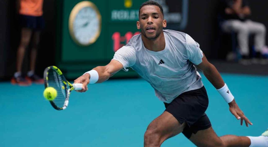 Canadian Felix Auger-Aliassime through to second round of men’s singles at Miami Open