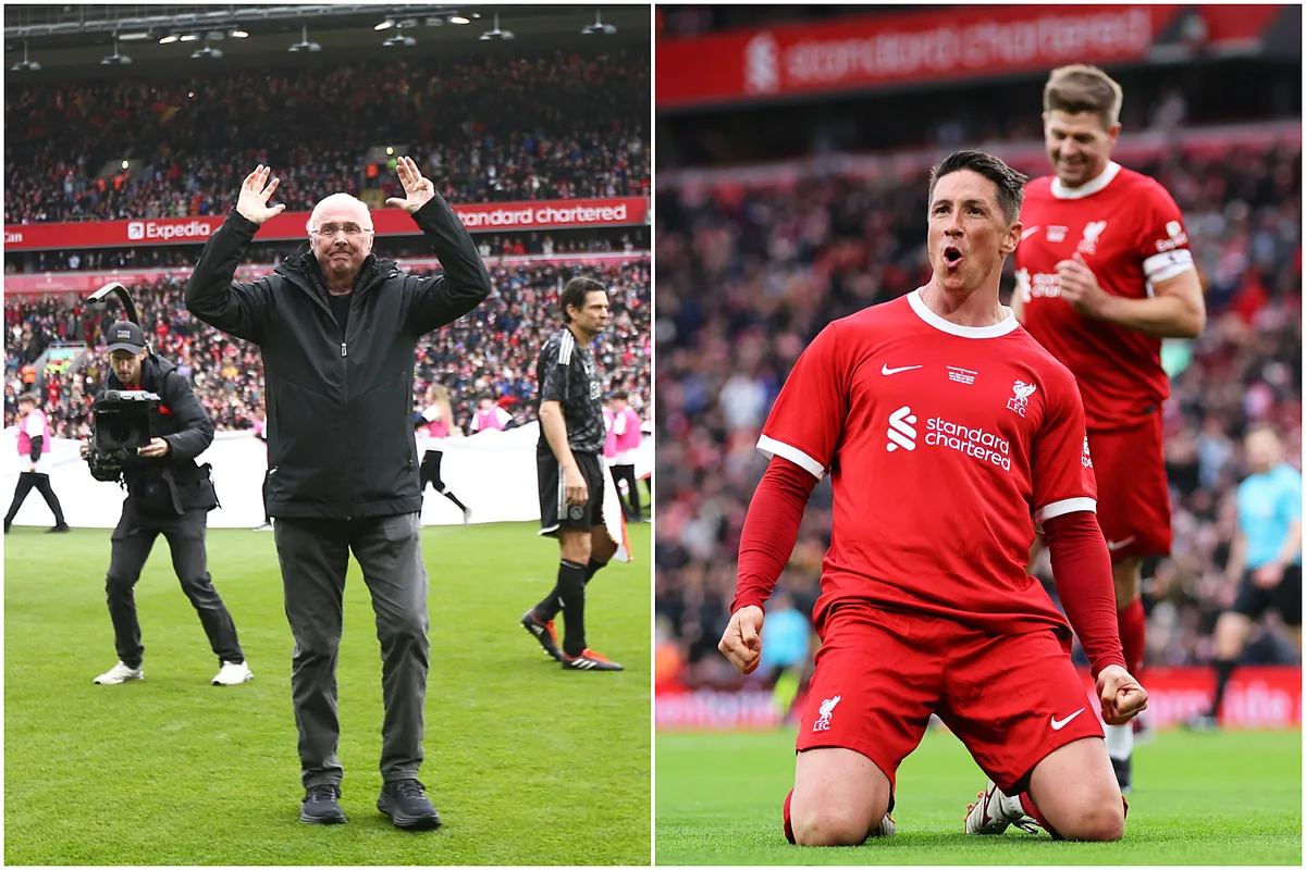 Eriksson fulfils his dream of coaching Liverpool as Fernando Torres scores