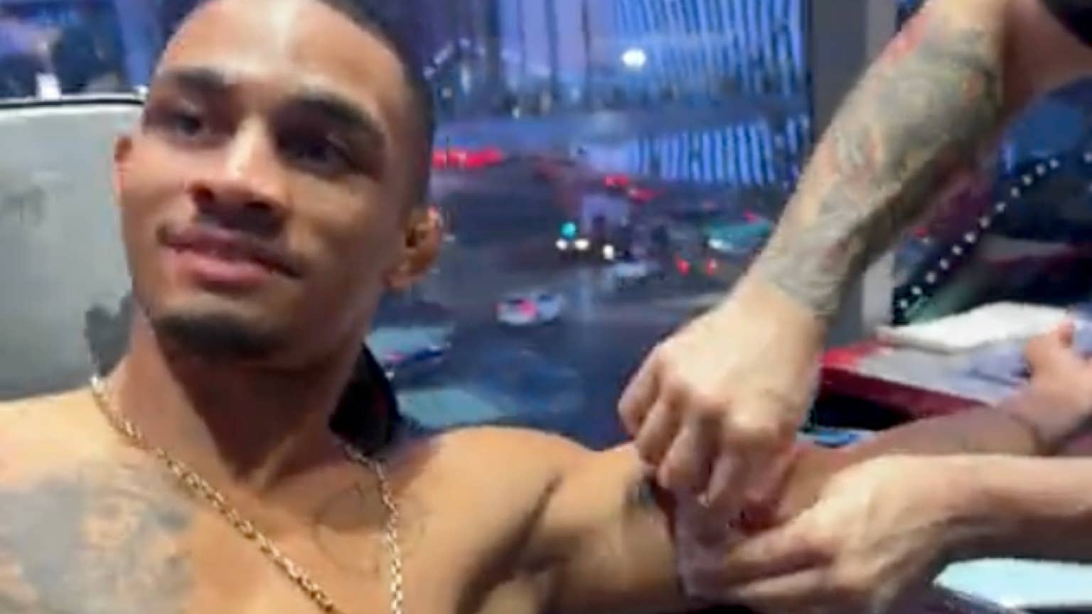 Andre Lima gets tattoo of UFC Vegas 89 bite marks
