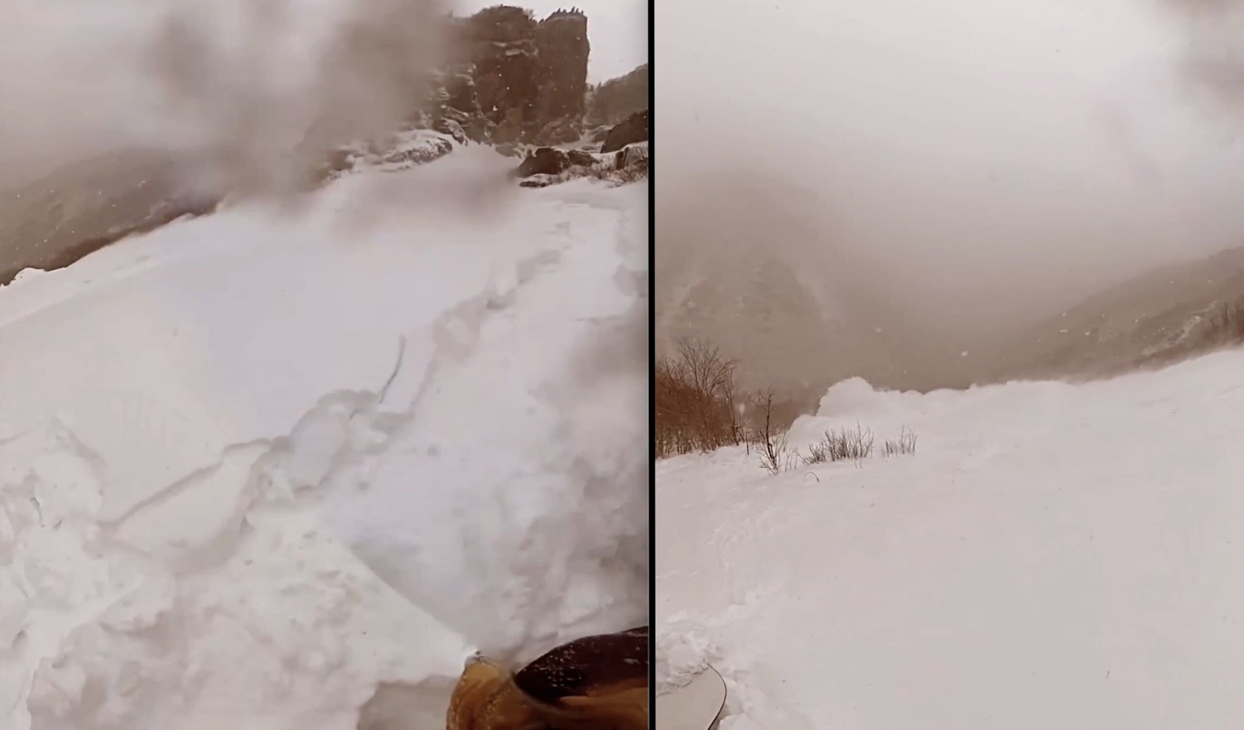 Avalanche Triggered in Stowe, Vermont Backcountry Avalanche Triggered in Stowe, Vermont Backcountry