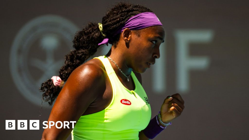 Gauff sees off Dodin to reach Miami Open last 16