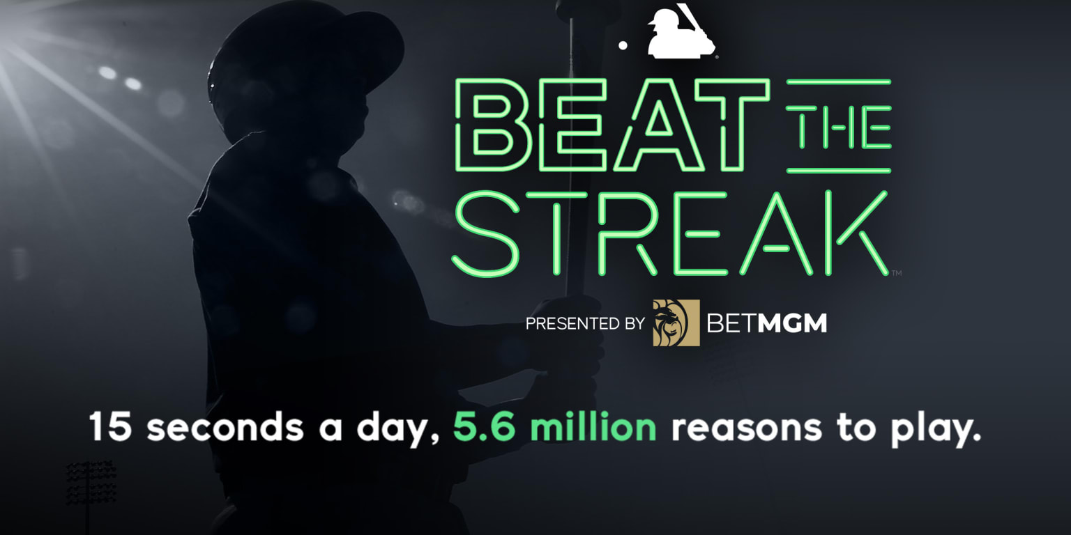 Play Beat the Streak and be the 1st to win .6M prize