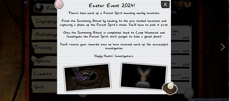 Phasmophobia's 2024 Easter Holiday Event brings an Egg Hunt