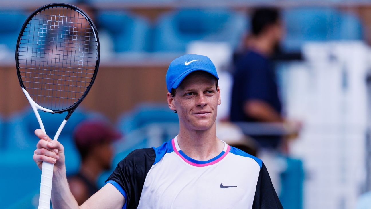 Aussie Open champ Sinner reaches Miami semis