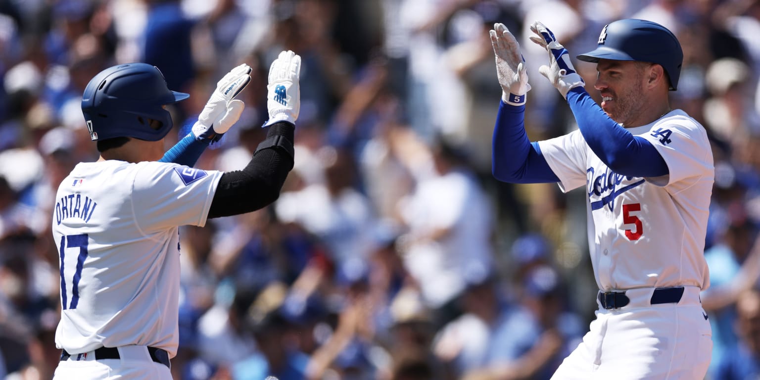Dodgers' 3 MVPs live up to the hype in home opener