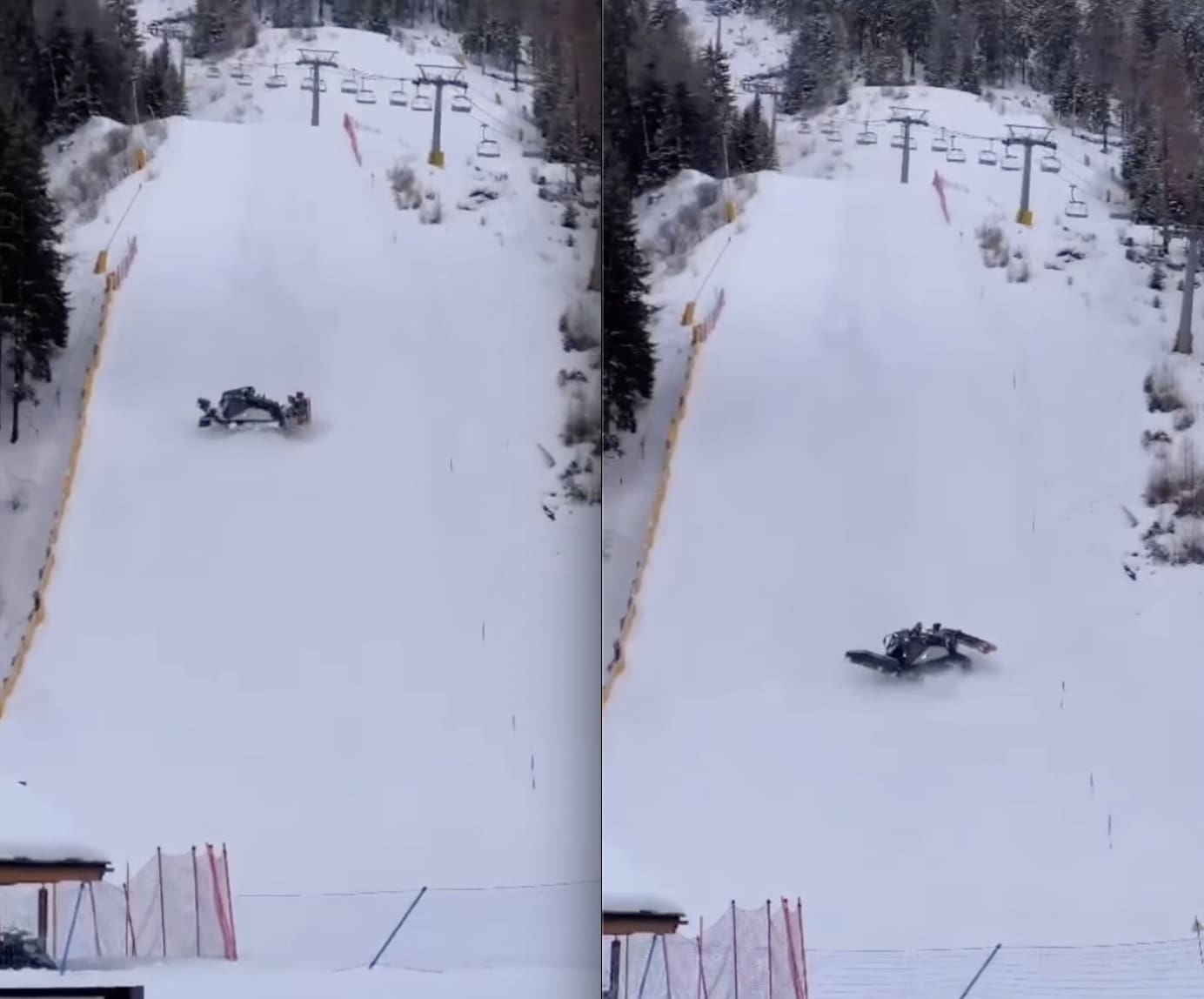 Have You Ever Seen A Snowcat Drift Down A Mountain?