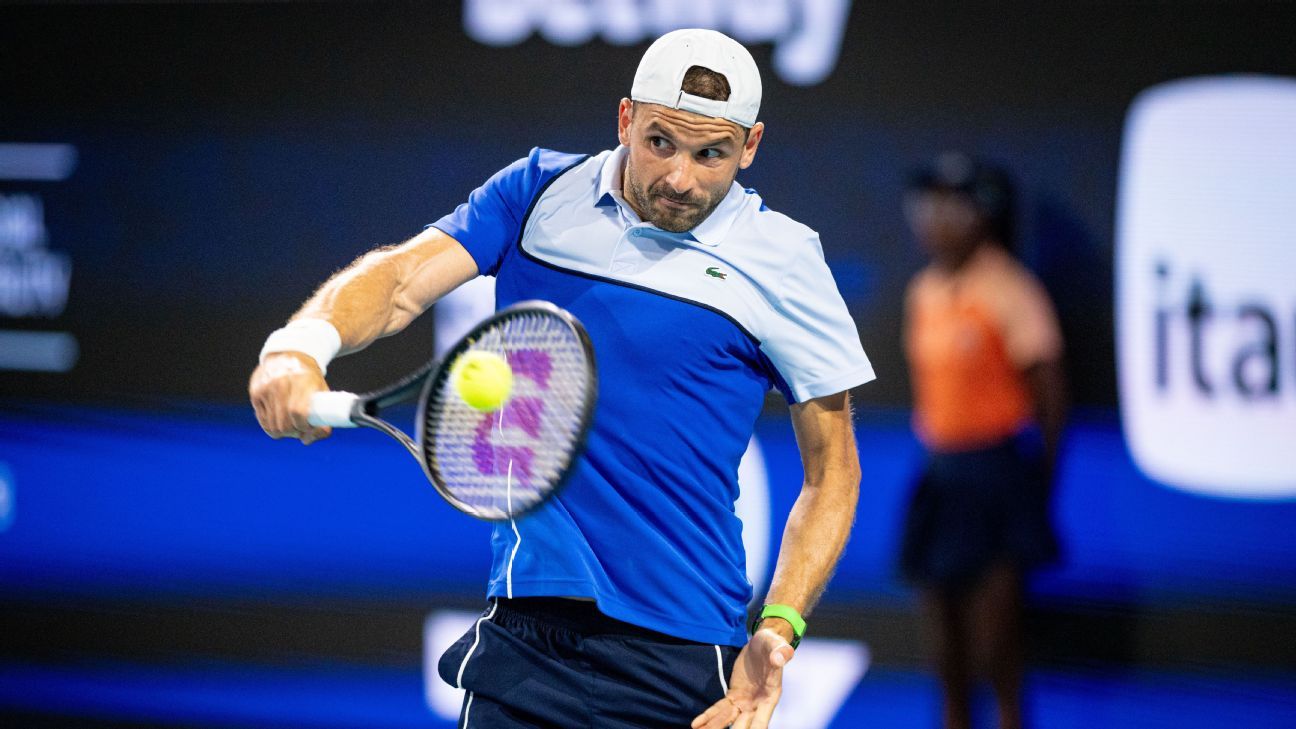 Top seed Alcaraz surprised by Dimitrov at Miami