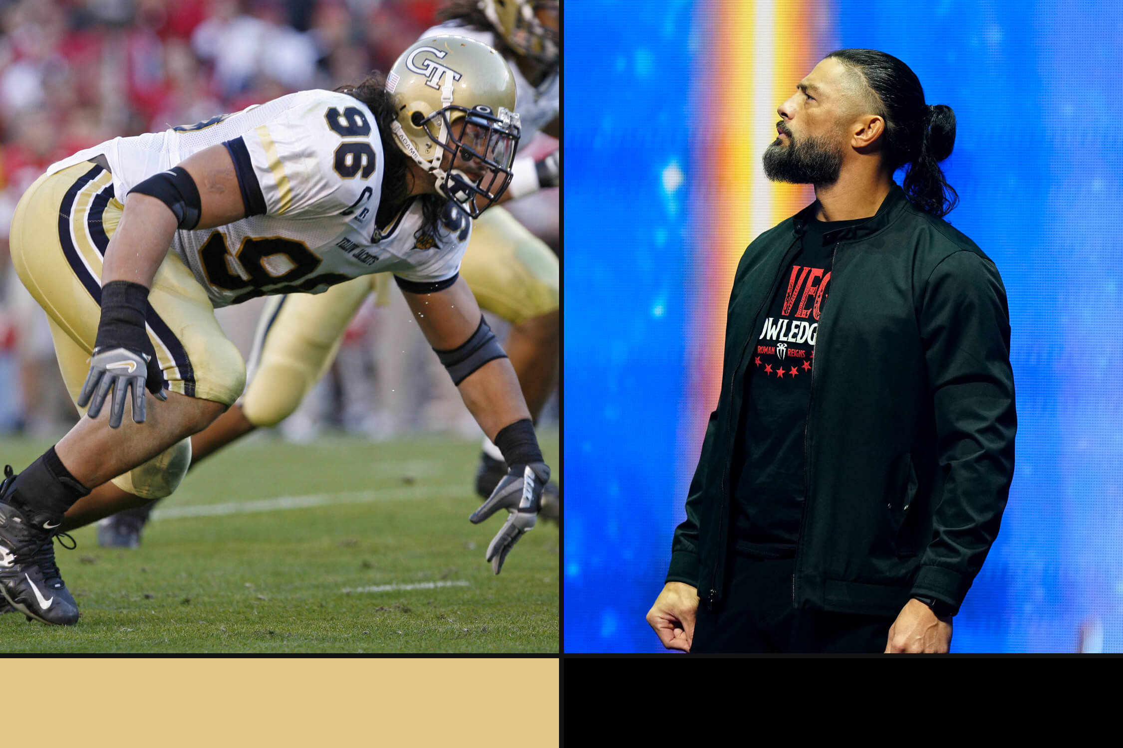 Before Roman Reigns dominated the WWE, Joe Anoa’i wrecked at Georgia Tech