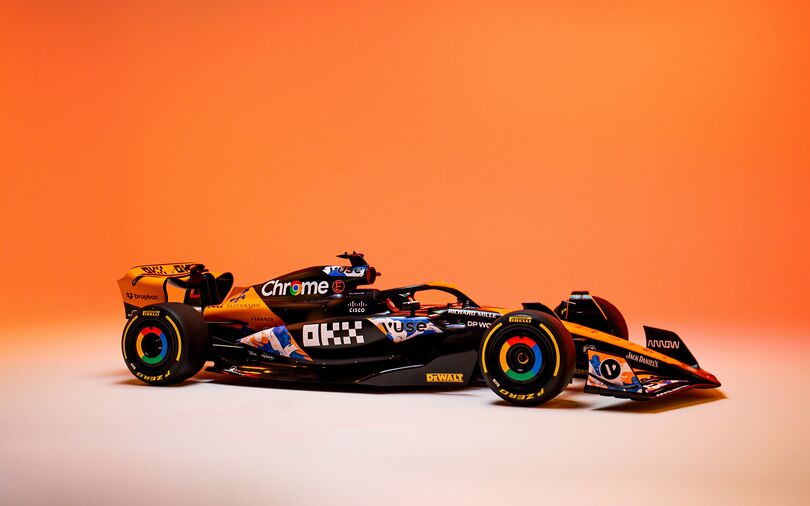 McLaren show off their one-off livery for the Japanese Grand Prix