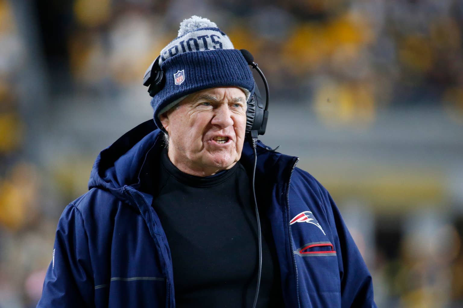 Bill Belichick Spotted At College Football Practice Saturday