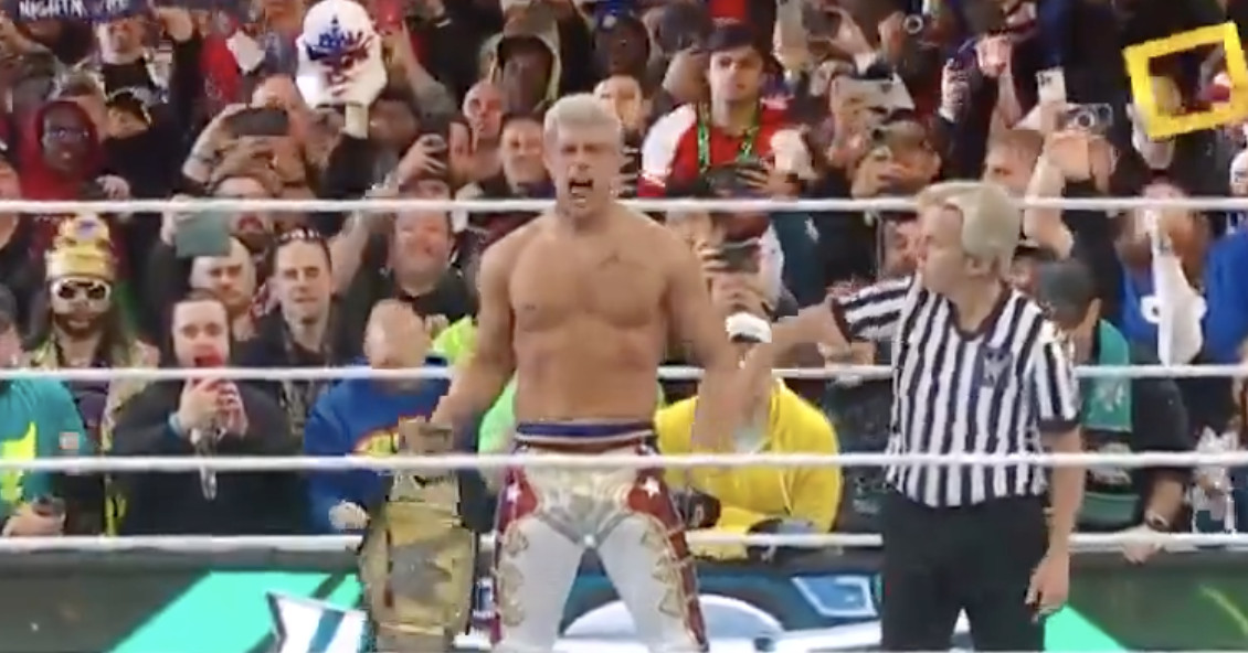 ‘This is crazy’: Pro fighters react to Cody Rhodes finishing his story in wild WrestleMania 40 headliner