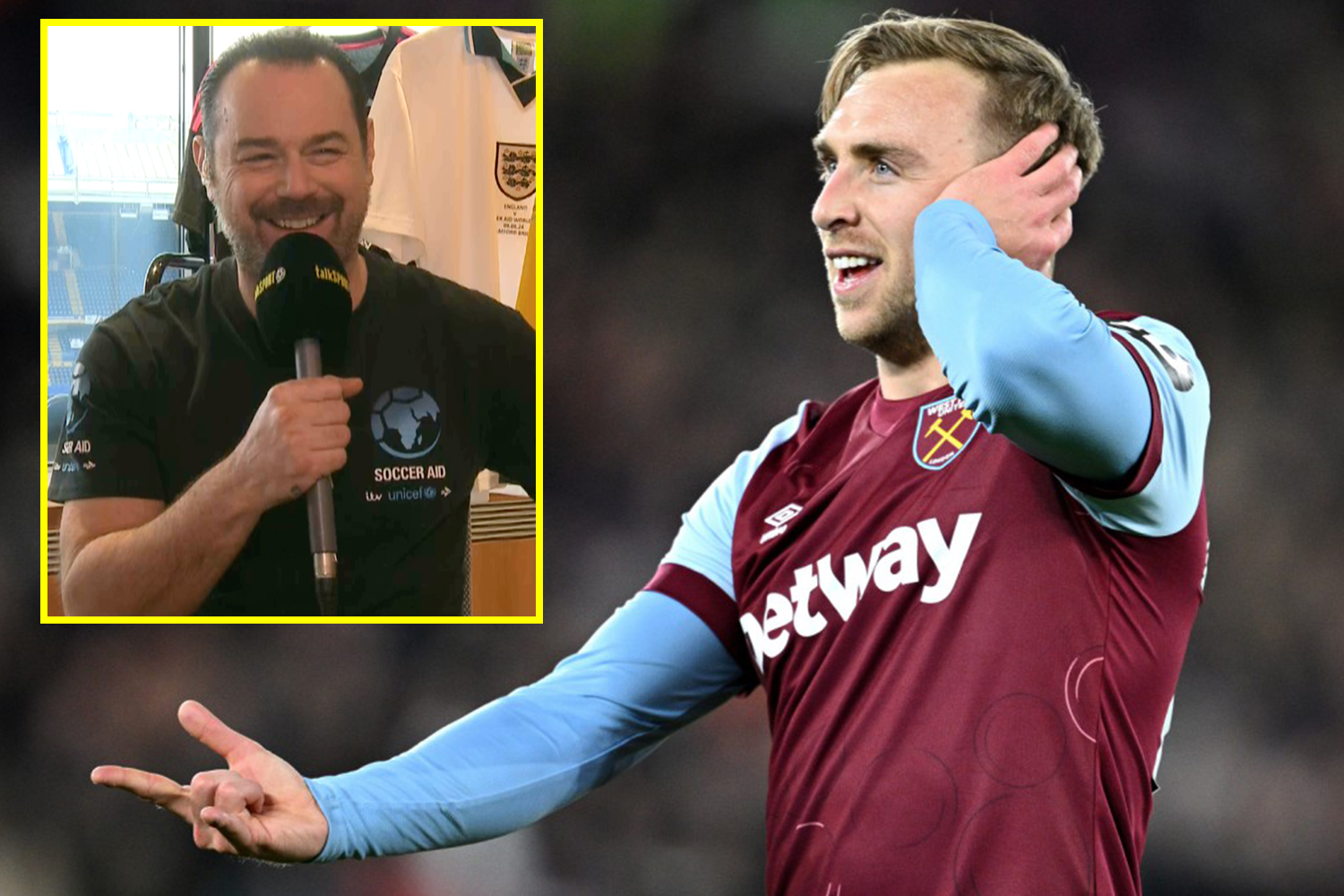 ‘It’s a myth – he’s as good as Bukayo Saka’ – Danny Dyer on why ‘son-in-law’ Jarrod Bowen should be in England’s Euro 2024 squad