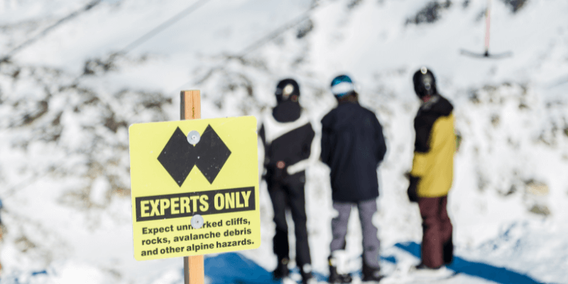 What is a Double Black Diamond Ski Run