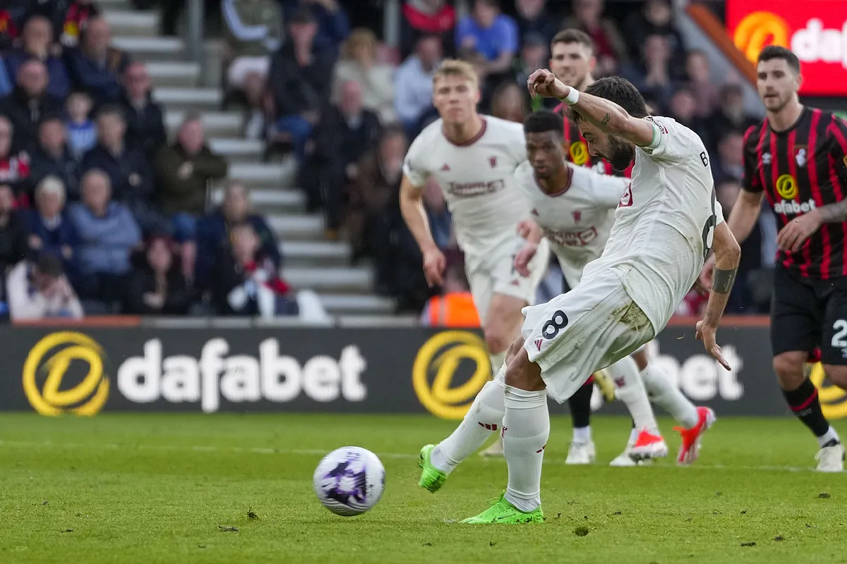 Bruno Fernandes rescues Manchester United as the Red Devils draw away at Bournemouth