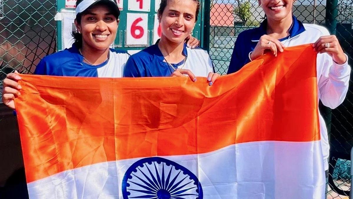 Billie Jean King Cup | Indian women beat Korea, one step away from qualification Billie Jean King Cup | Indian women beat Korea, one step away from qualification