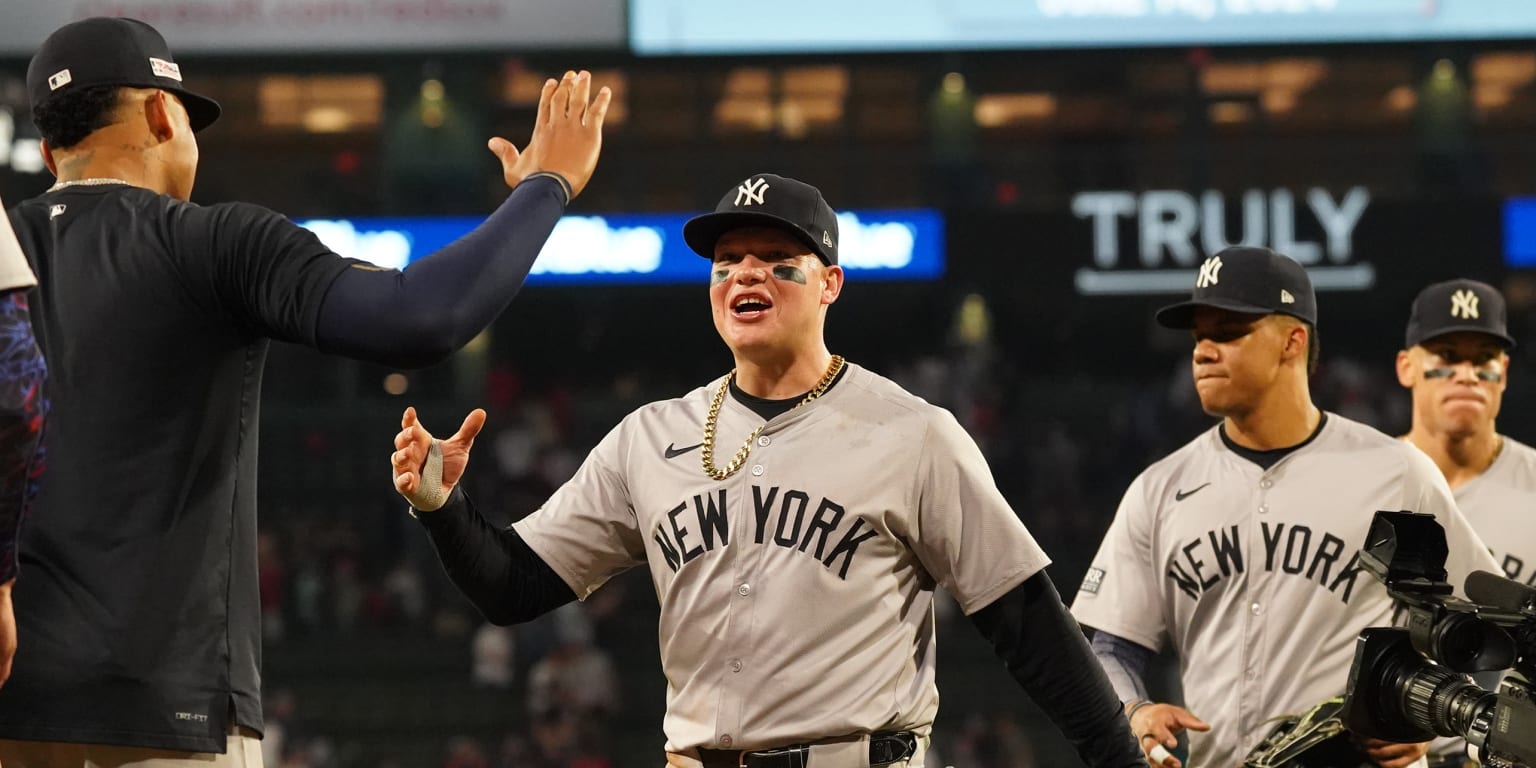 Verdugo returns to Fenway with 1st-pitch HR, 4 RBIs, Yanks' 50th win