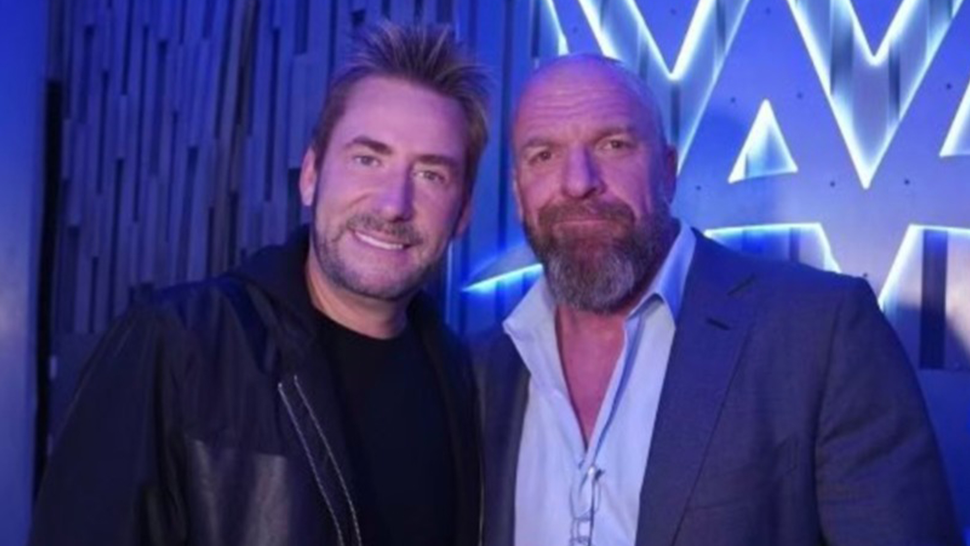 WWE legend Triple H poses with unrecognizable 2000s rock star as fans gasp ‘what the?’ after working out who it is WWE legend Triple H poses with unrecognizable 2000s rock star as fans gasp ‘what the?’ after working out who it is