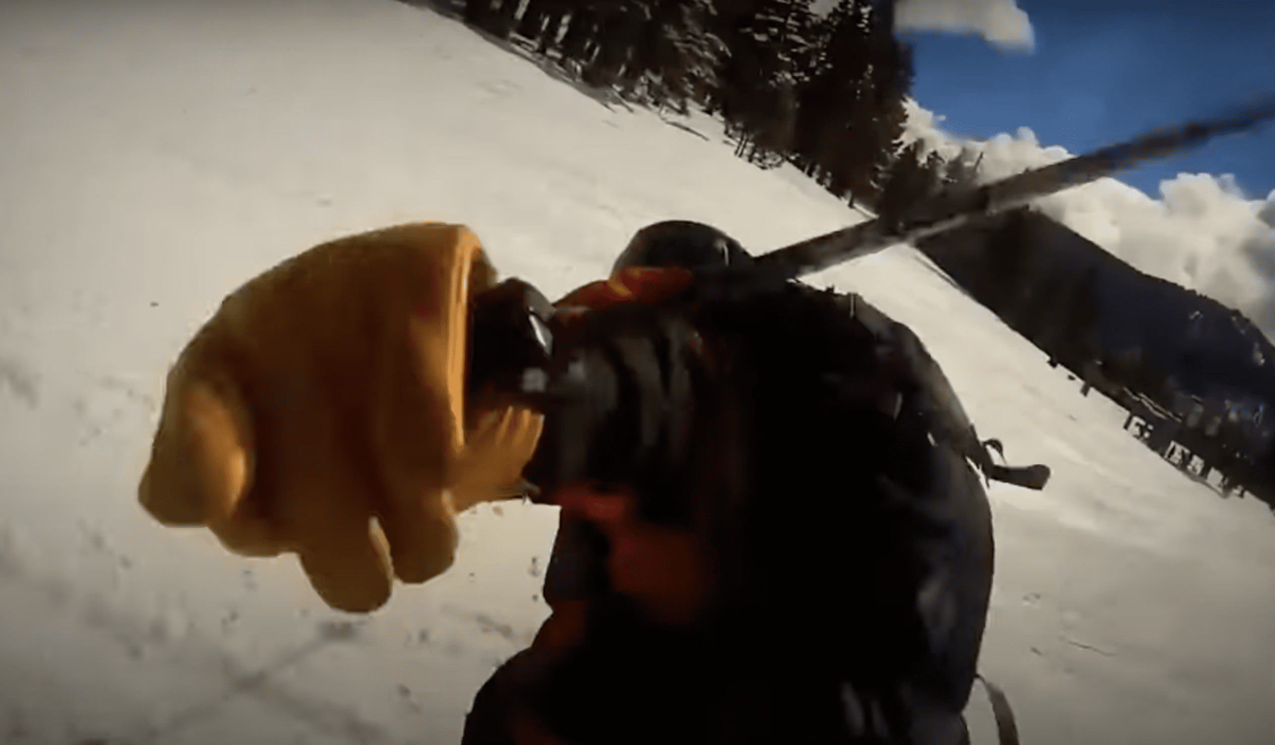 WATCH: Snowboarder Runs Into Ski Patrol, Somehow Gets Off Scot-Free