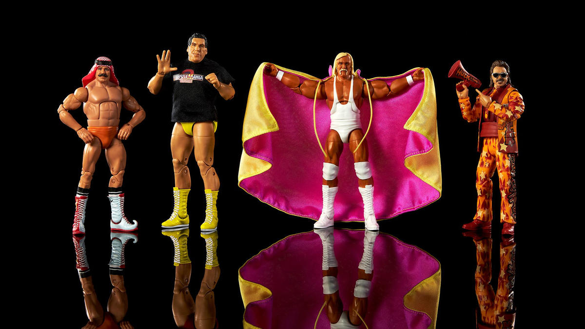 In Stock: WWE Legends 21: Hulk Hogan, Iron Sheik, Andre The Giant & Jimmy Hart