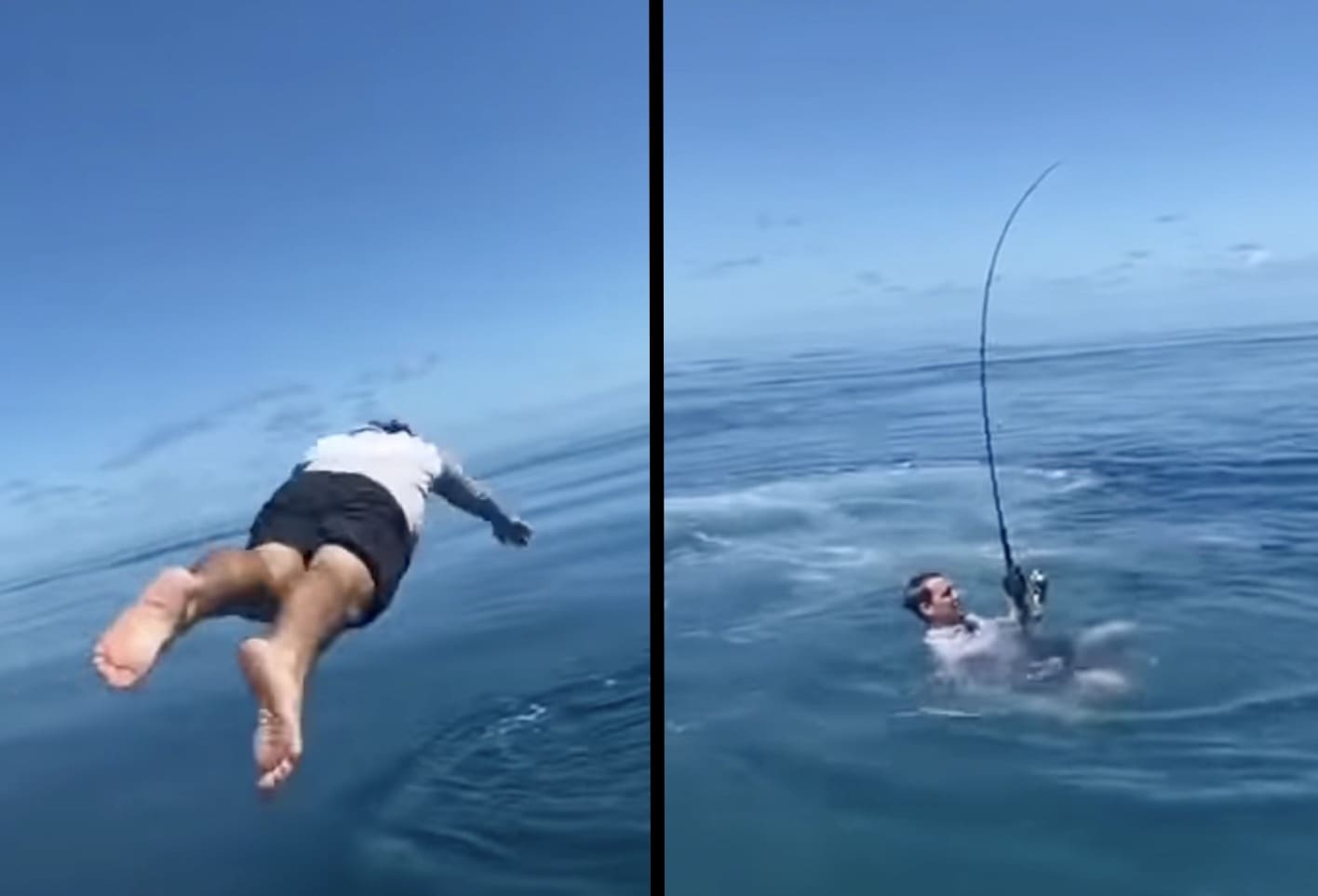 WATCH: Aussie Bloke Refuses To Let A Fish Steal His Pole