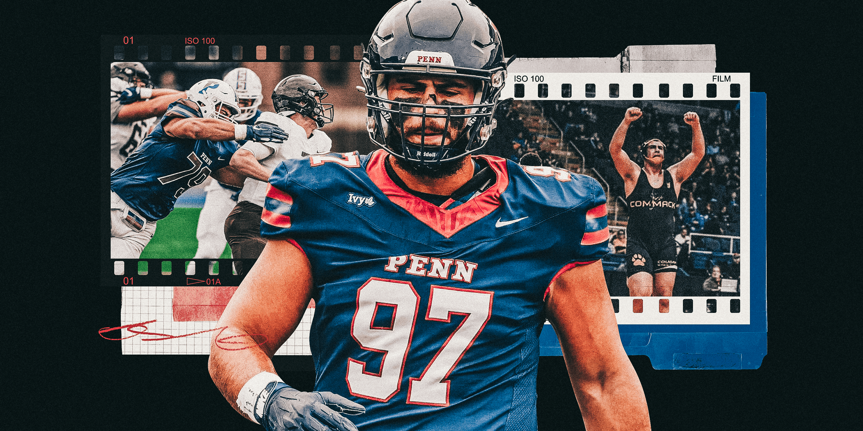 'Nobody prepared us': An Ivy League wrestler's unlikely path to SEC lineman and NFL Draft prospect