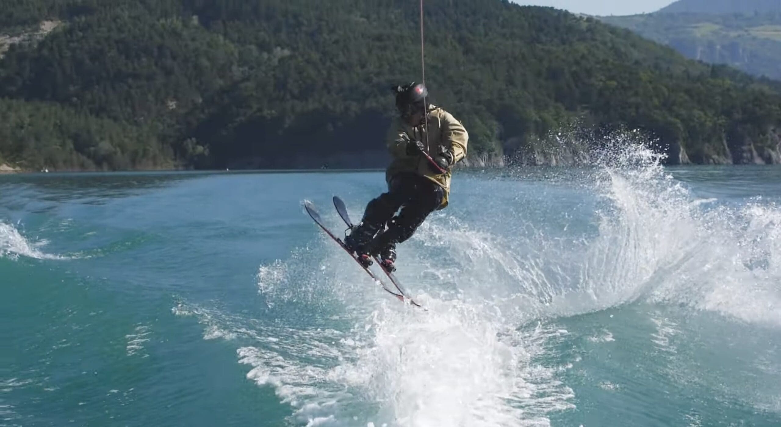 WATCH: Professional Freeskier vs. Professional Wakeboarder