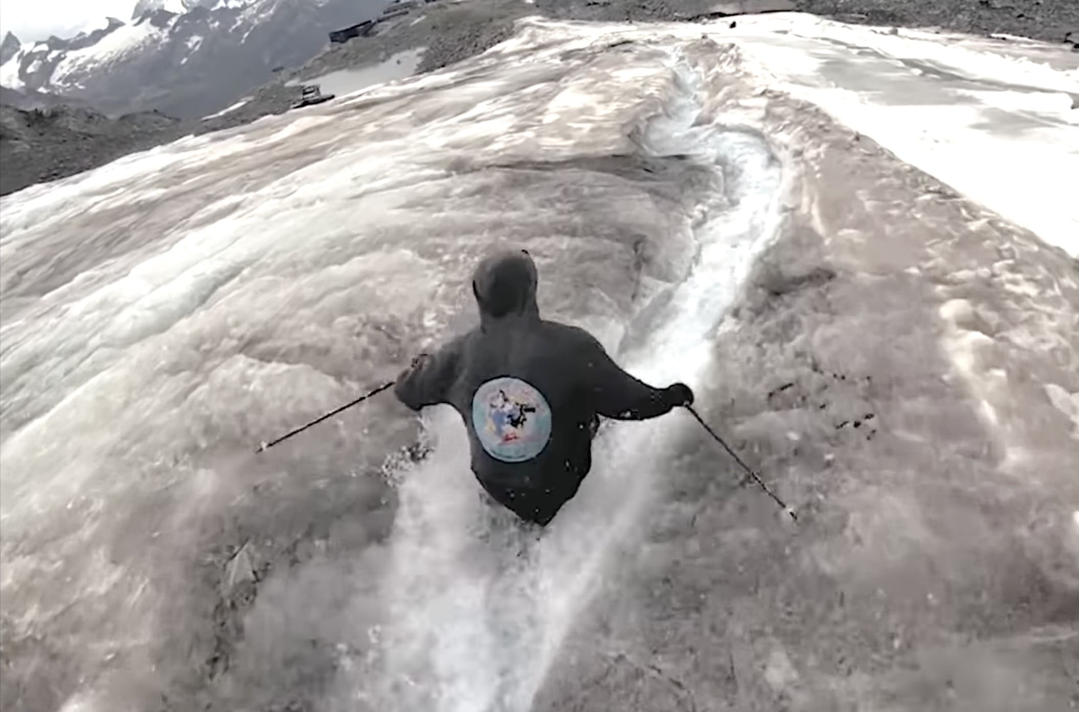 When Does Snow Skiing Become Water Skiing? (Video)