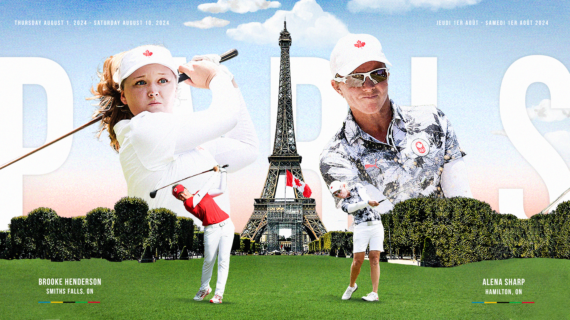 Two women golfers announced to Canadian Olympic Team for Paris 2024