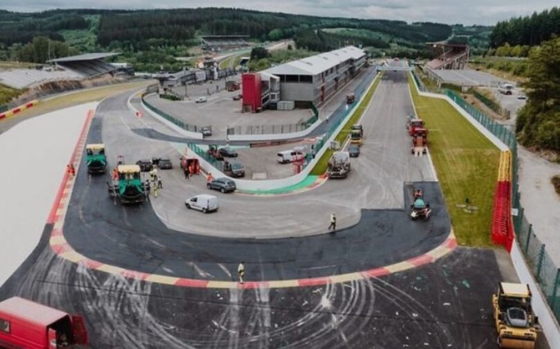 Spa-Francorchamps undergoes majoy resurfacing