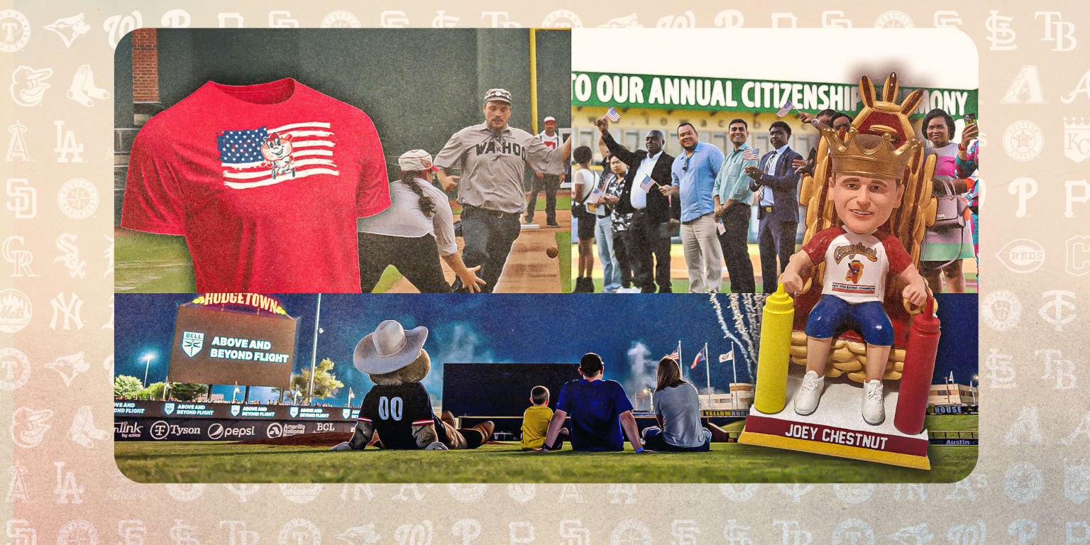Here's one lit Fourth of July celebration from every farm system