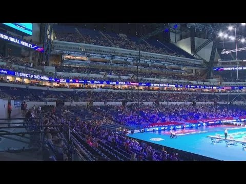US Olympic Swim Trials Breaks Attendance Record With 285,000 Fans Over 9 Days At Lucas Oil Stadium | WTHR