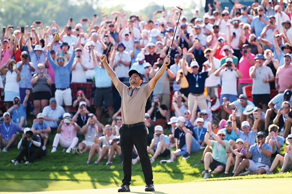 Xander the champ after an eventful week at Valhalla 