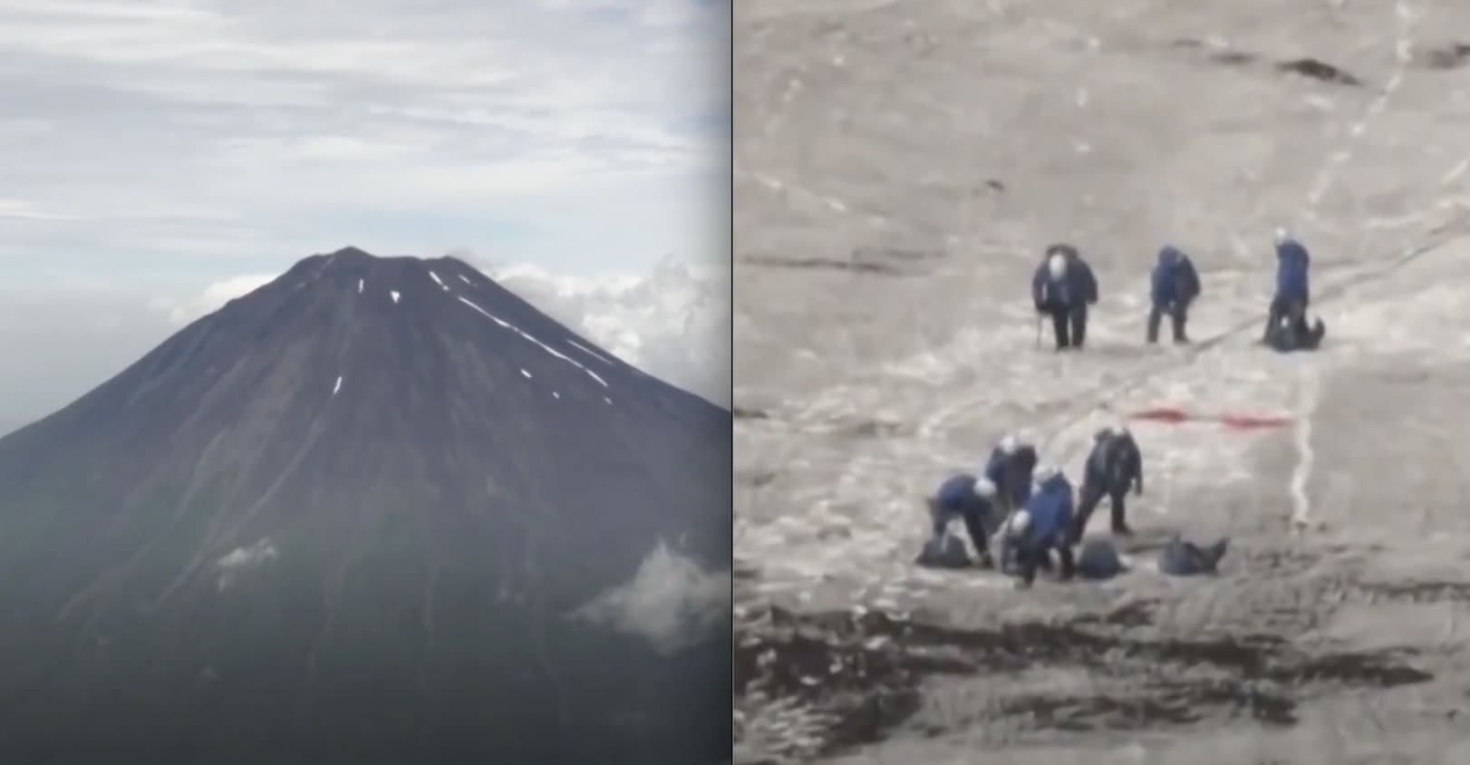 3 Bodies Found in Crater on Mount Fuji 