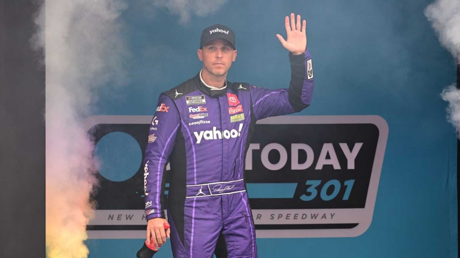 Denny Hamlin powers to Busch Light Pole in Nashville; Haley team penalized