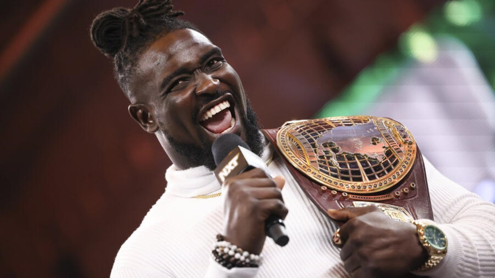 TNA Champion Calls Out Oba Femi For WWE NXT/TNA Crossover TNA Champion Calls Out Oba Femi For WWE NXT/TNA Crossover
