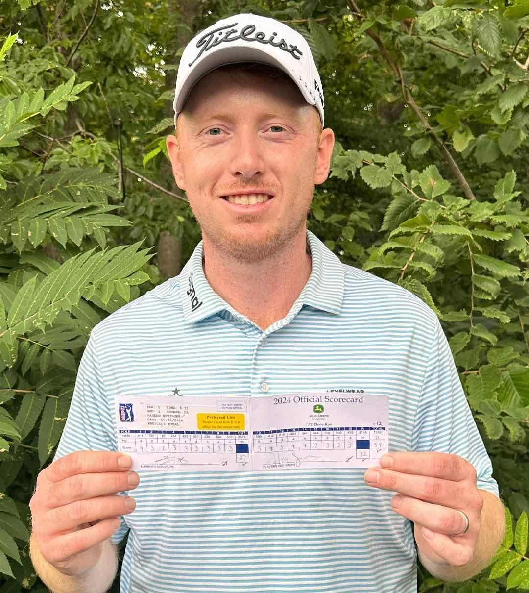 Hayden Springer, 59 shots: there are already 14 in the history of the PGA Tour