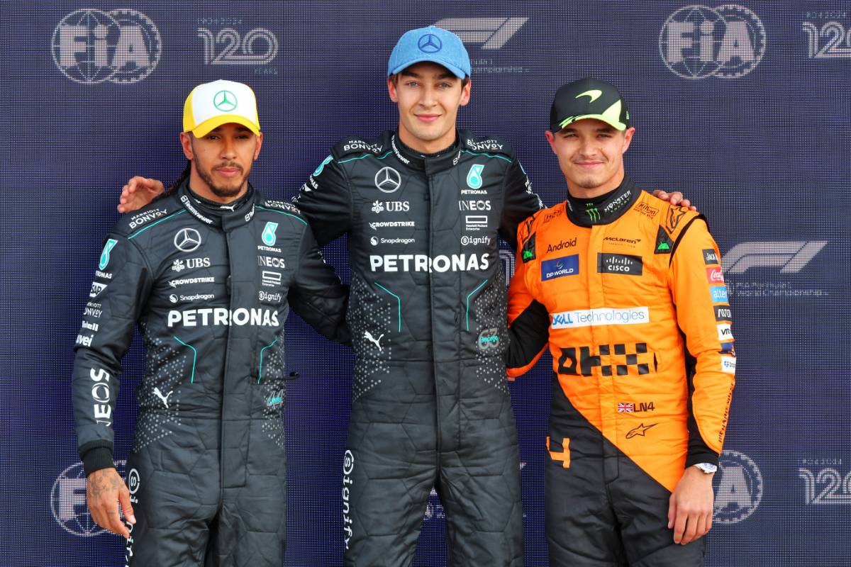 Russell, Hamilton and Norris sweep top 3 in British GP quali