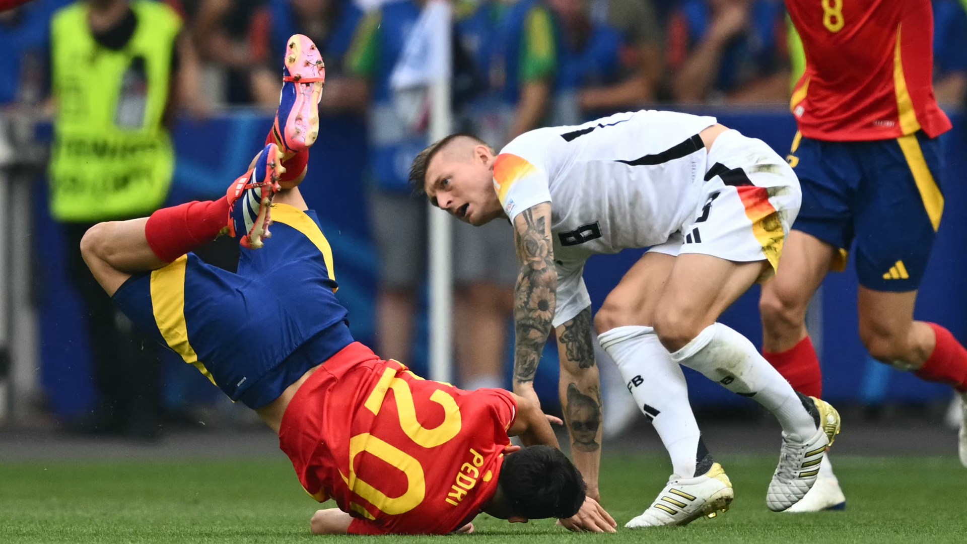 Toni Kroos issues heartfelt apology to ‘great player’ Pedri following Euro 2024 injury in Germany’s defeat to Spain