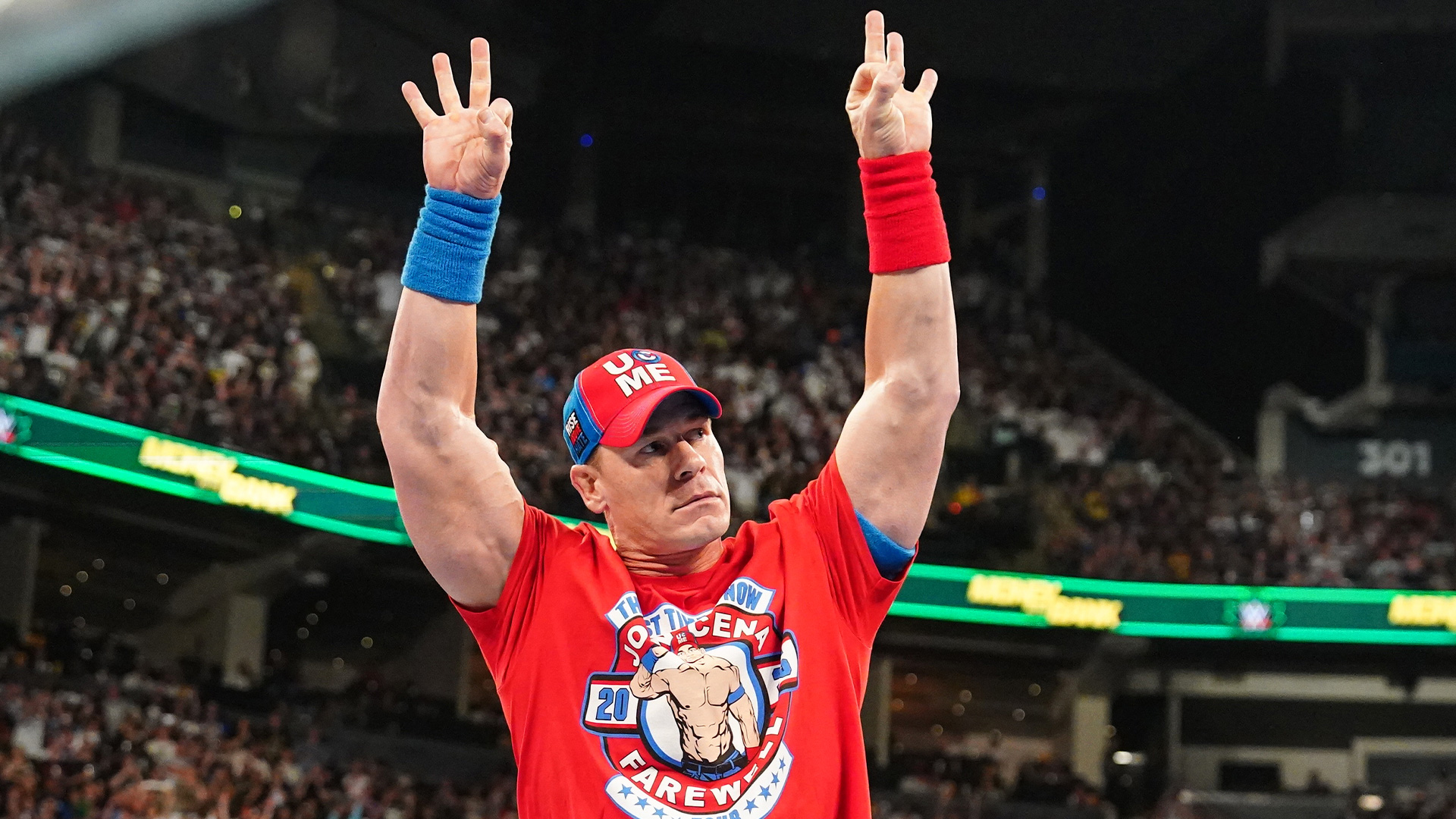 John Cena announces WWE retirement at Money in the Bank as wrestling fans’ shocked reaction is heard on TV