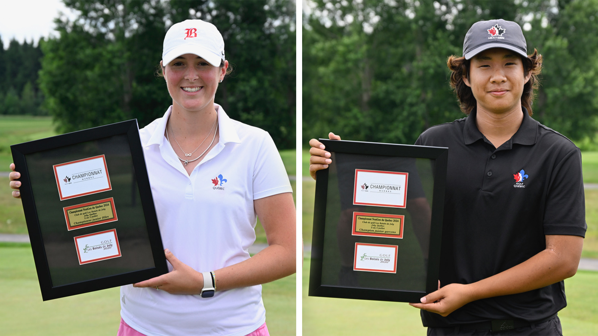 Justine Emond and Henry Dao win NextGen Quebec Championship at Club de golf les Boisés de Joly  