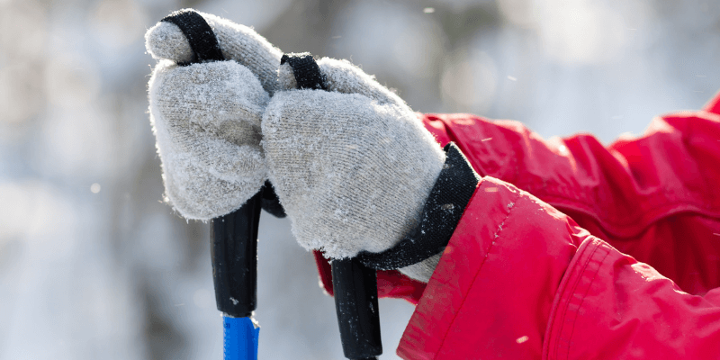 How to Hold Ski Poles