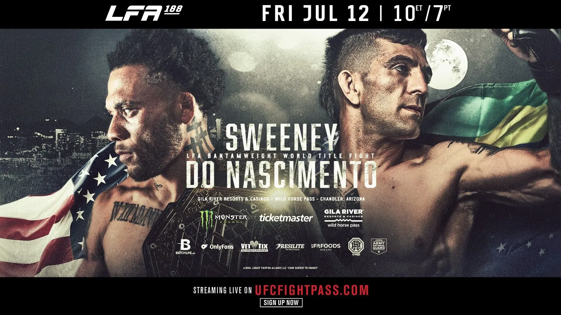 LFA 188 Results: Sweeney vs. Do Nascimento