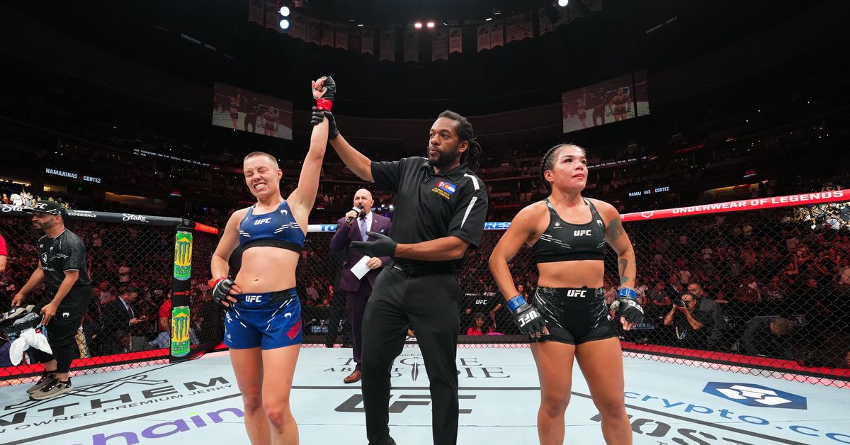 UFC Denver post-fight show: Reaction to Rose Namajunas’ dominance, Silva vs. Dober all-out chaos