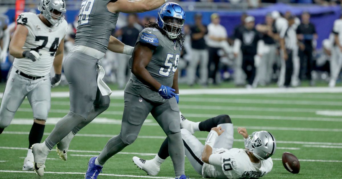 Open thread: Which Lions player will finish 2nd in team sacks?