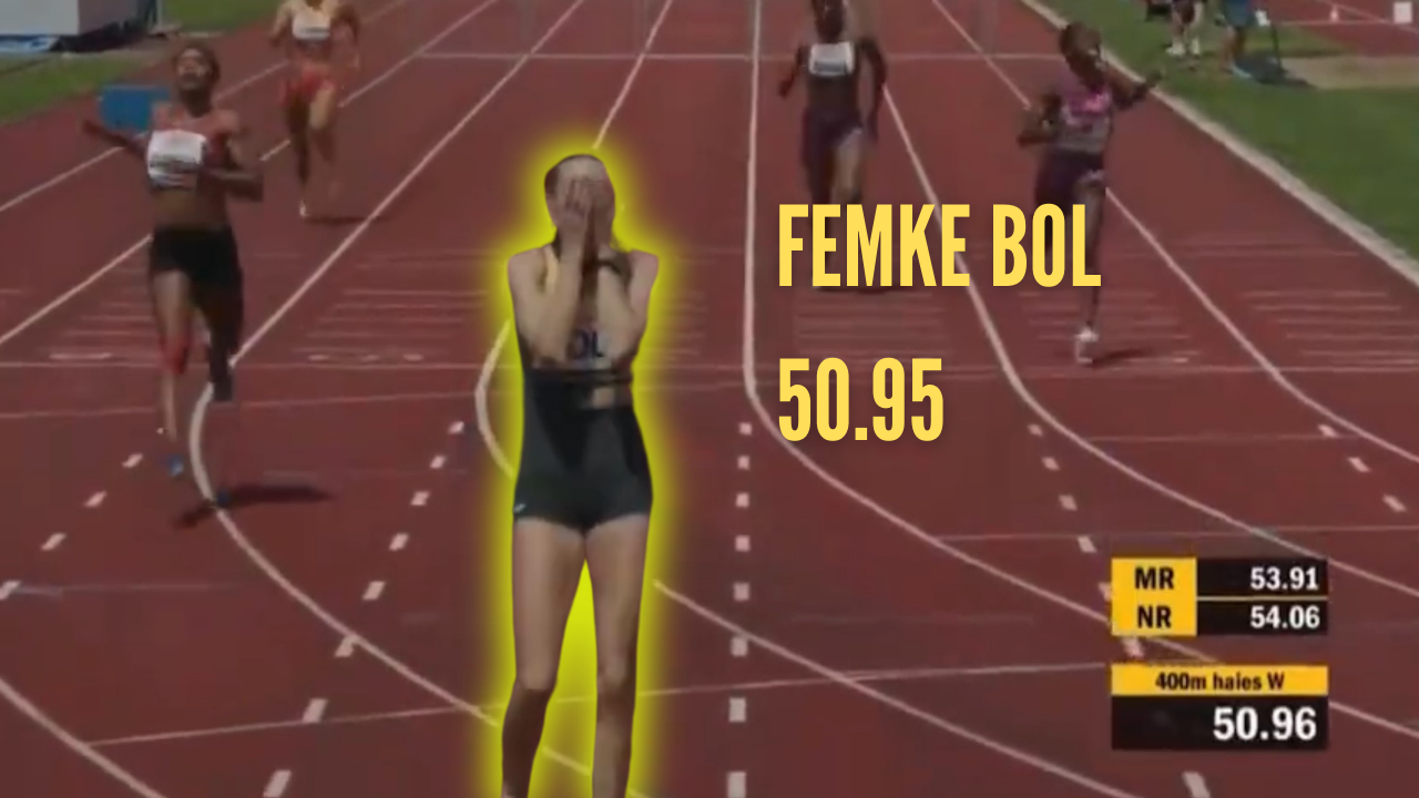 Femke Bol Runs 50.95 to Join Sydney McLaughlin-Levrone in Sub 51 Second Club in 400m Hurdles