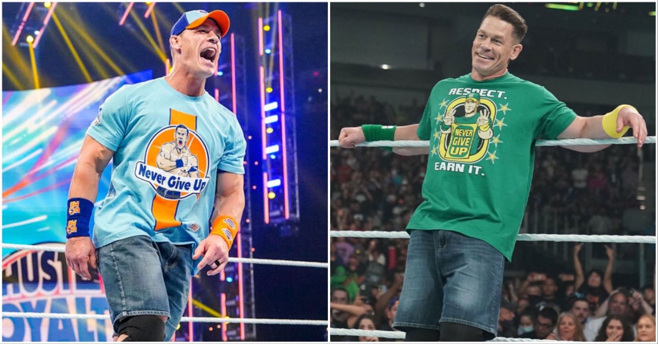 Why John Cena Wrestles in Jorts Why John Cena Wrestles in Jorts
