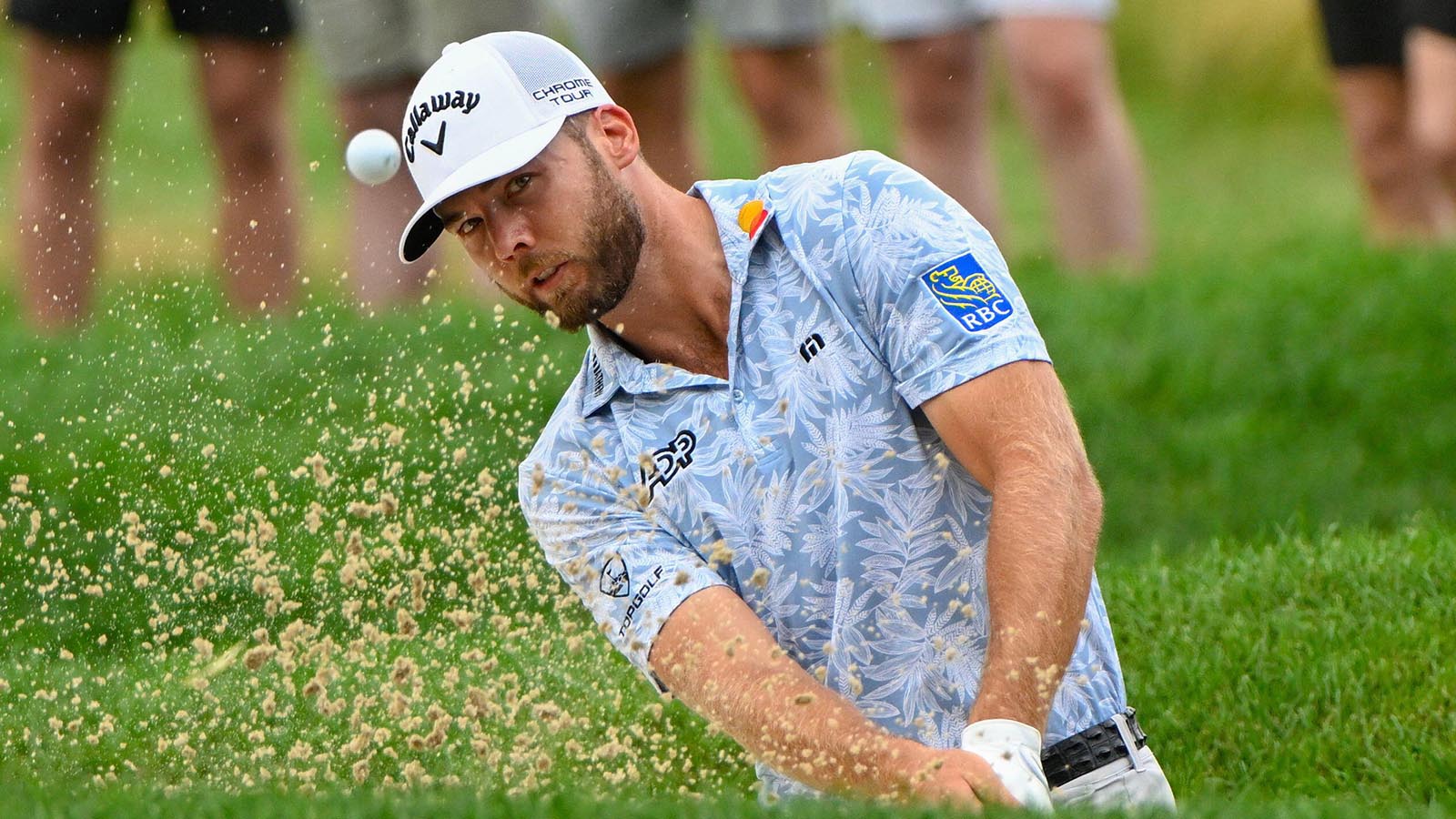 WATCH: ‘It’s like it’s stuck with velcro’ – Sam Burns’ Scottish Open bunker nightmare